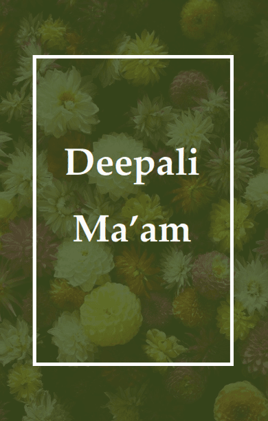 Deepali ma'am_001