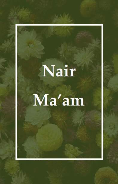 Sudha Nair ma'am_001